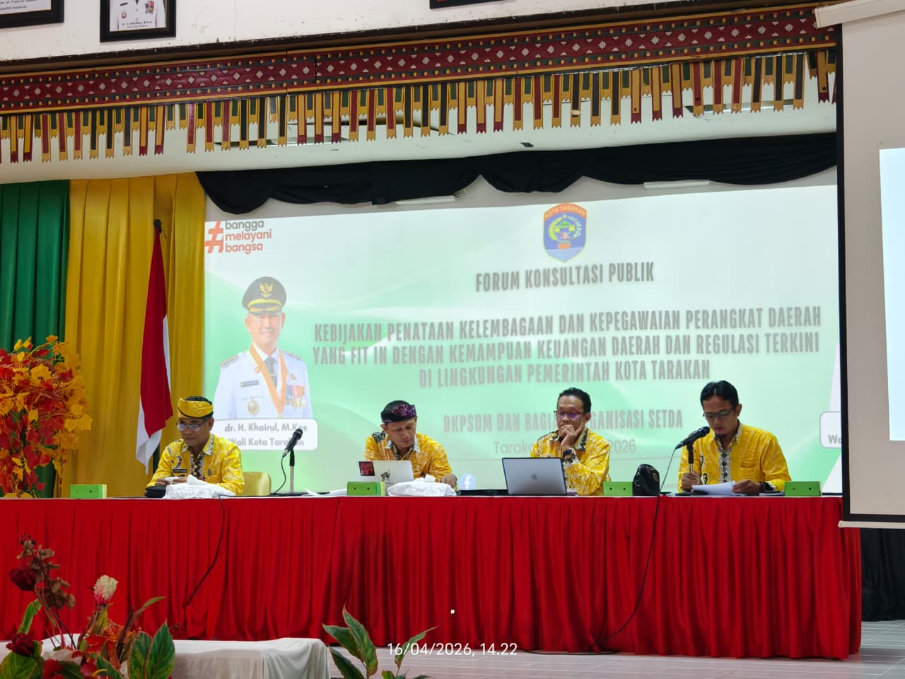 FKP Badan Kepegawaian dan Pengembangan Sumber Daya Manusia dan Bagian Organisasi Sekretariat Daerah Kota Tarakan